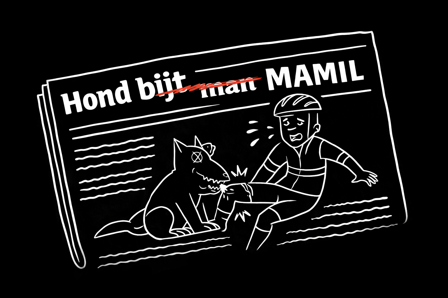 De sporty explorer in actie: hond versus MAMIL